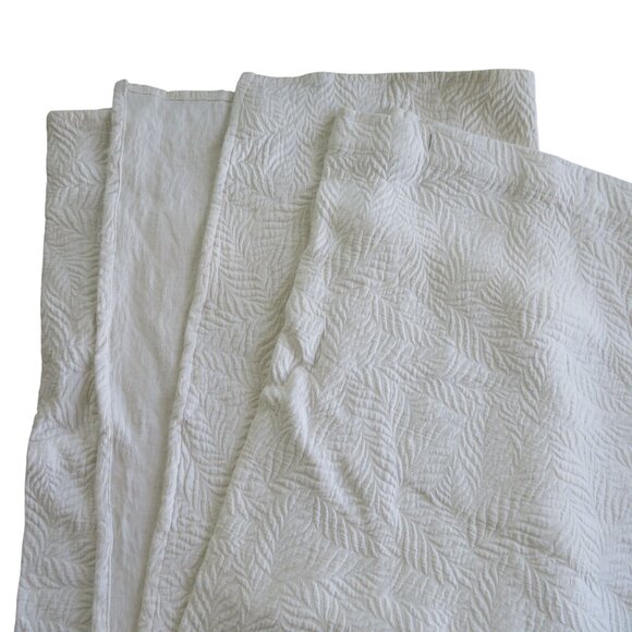 Bee & Willow Home Textured White Shower Curtain 72" x72" Cotton New Open Package - Picture 5 of 10